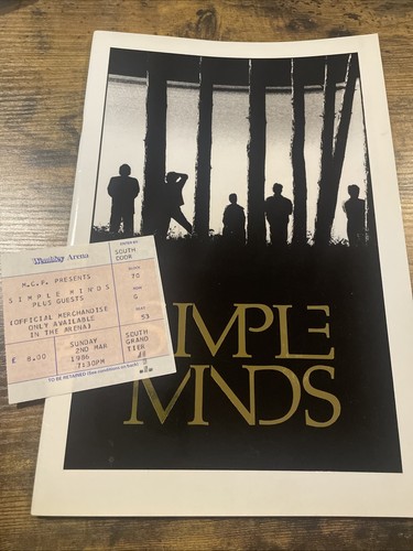 Simple minds 1986 - simple, tour