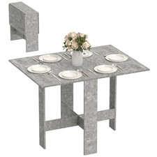 HOMCOM Wooden Folding Table