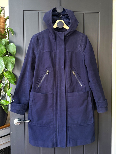 Boden women navy hooded - navy,