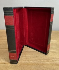 Faux Book Style Vintage Men's Black Jewellery Box Design by Philipp of Sweden