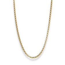 9ct Yellow Gold Round Belcher