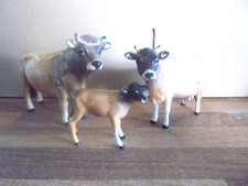 Beswick Cattle  Jersey Family ~ Bull 1422 - Cow 1345 - Calf ~