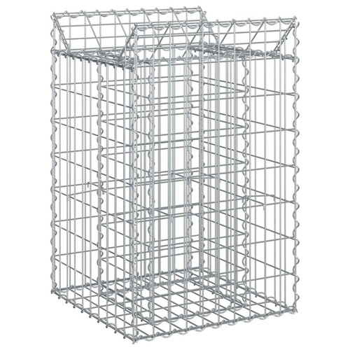 Gabion raised bed - raised, silver