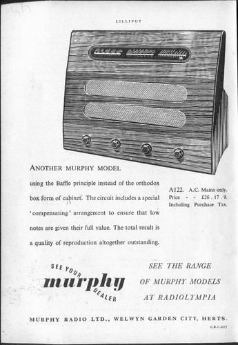 Murphy radio - radio, (model