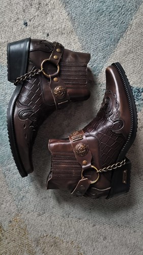 Men brown leather - men's,