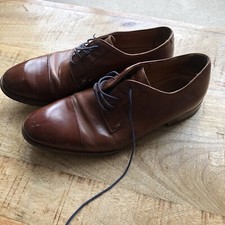 Paul Smith Derby Shoes Mens UK 7 Brown Leather