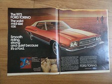 1973 Ford Gran Torino Coupe Ad   Smooth Riding Strong & Quiet