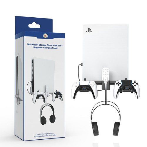 Ps5 wall mount bracket - mount, shelf