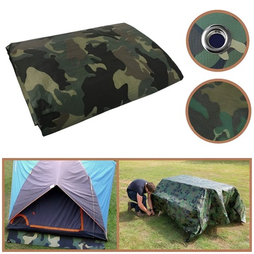 Camouflage heavy duty tarp - heavy,