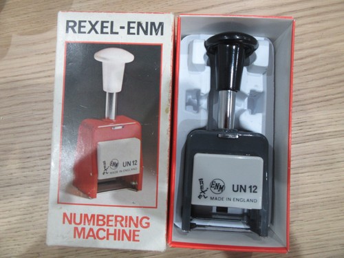 Rexel enm numbering - rexel, machine