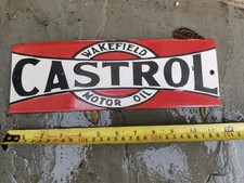 Wakefield motor oil castrol cae motorbike porcelain Enamel Sign Advertising 