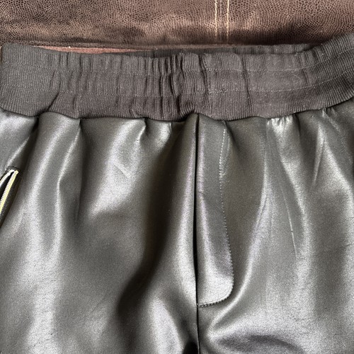 Men black faux leather - faux,