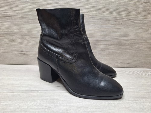 River island black leather - river,