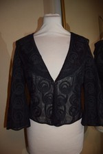 M&S Per Una Black Tapework