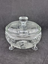 Vintage Cut Glass Trinket Dish