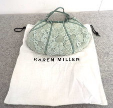 KAREN MILLEN Small Green Lace Bag - Thames Hospice
