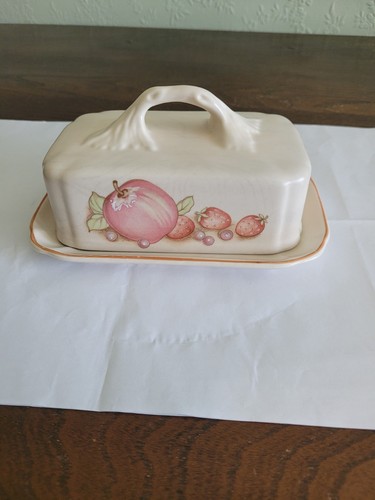 Coloroll butter dish unused - butter,