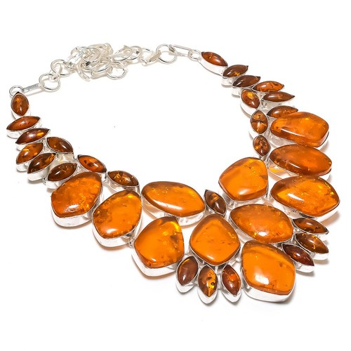 Baltic amber gemstone 925 - amber,