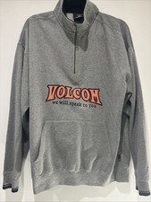 Volcom Men's Grey Quarter Zip