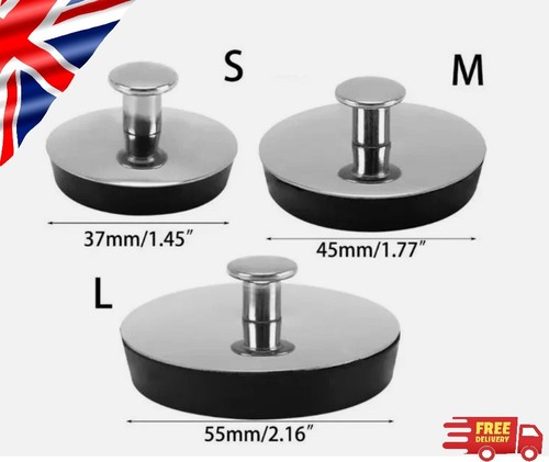 Stainless steel bath sink - stainless, plug