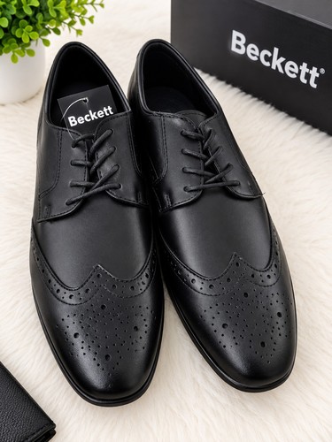 Beckett men black - beckett, brogue