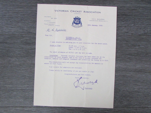 Victorian cricket association - victorian,
