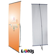 Lightweight L Shape Banner Stand Advertising Display Trade shows & Exhibition
