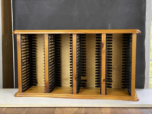 Solid pine wooden storage - cd,