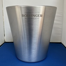 BOLLINGER Champagne Ice Bucket Jasper Morrison 2003 ALESSI Italy INOX ex cond 