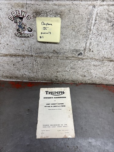 Vintage triumph owners - triumph,