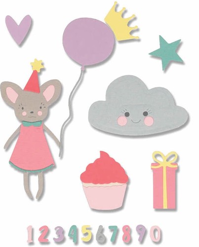 Birthday girl sizzix - girl,
