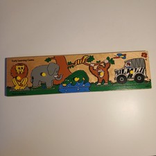 Vintage ELC Wooden Safari Peg