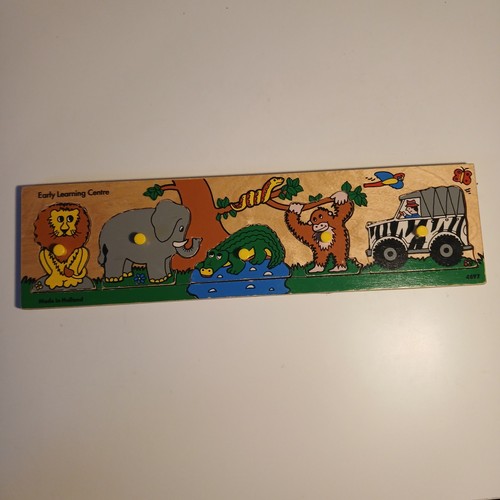 Vintage elc wooden safari - vintage, peg
