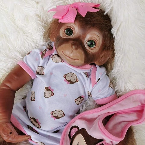 Reborn monkey baby - reborn, dolls