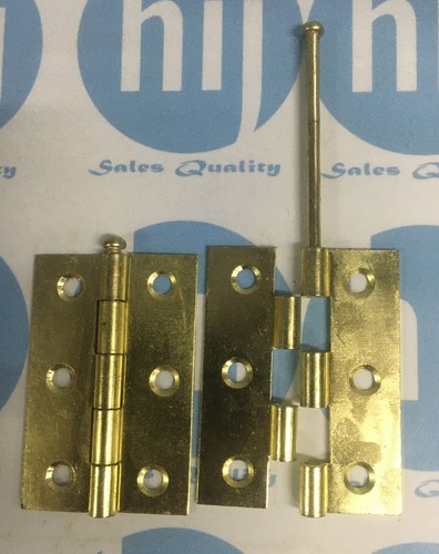Loose pin brass butt - 2x, hinges