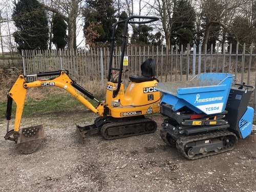Micro digger and dumper - and, hire