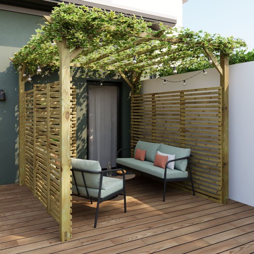 Cerland ancolie wooden pergola - cerland,