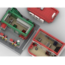 Custom MOC Modular Gas Station