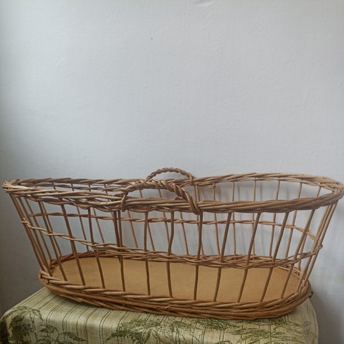 Large vintage doll wicker - vintage, doll's