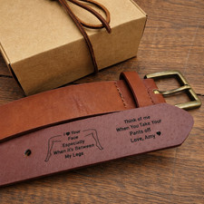 Personalised Leather Engraved