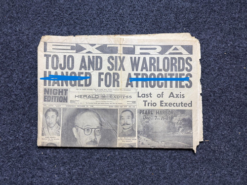 1945 hirohito tojo - hirohito,
