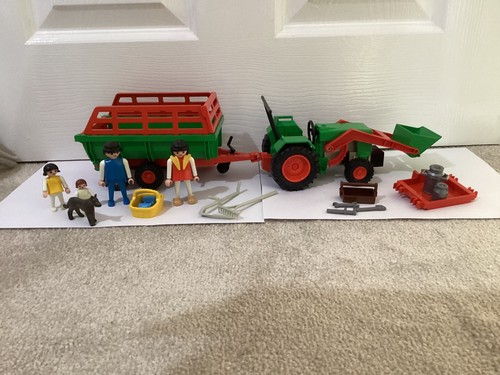 Playmobil tractor and hay - tractor,