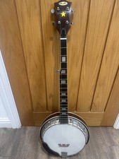 SHELTONE GOLDEN EAGLE 5 STRING BANJO