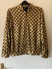 Gold Mermaid Thin Zip Up