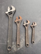 Blue Point Adjustable Crescent Wrench Set Of 4 8” 10” 12” 18” 3D