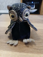 Dora Designs Black And Gold Owl Paperweight  Decorative Object