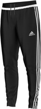 Adidas Tiro 15 Mens Black Training Sweatpants Jogger Tapered Fit SIZE L NWNT