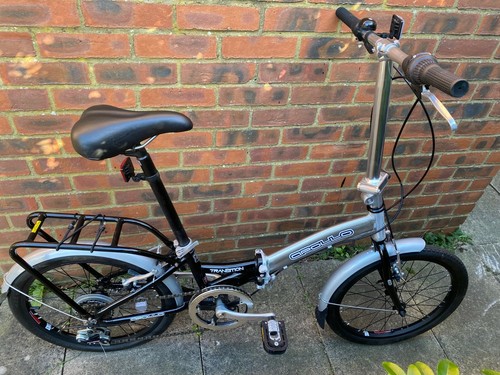 Aluminium folding bike - aluminium, new.