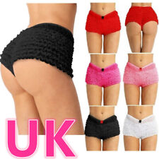 Womens Frilly Lace Knickers Ruffles Pettipants Panties Bloomers Shorts Underwear