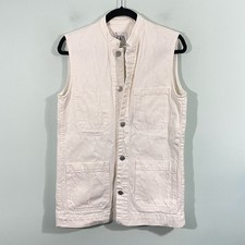 Zara Women's White Distressed